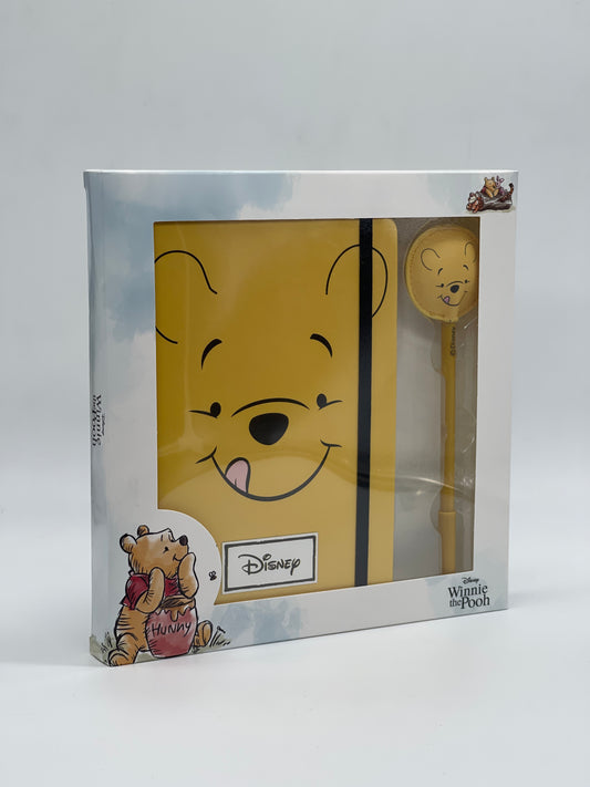 Disney "Winnie Puuh / Pooh" Notizbuch mit Kugelschreiber Geschenk-Set