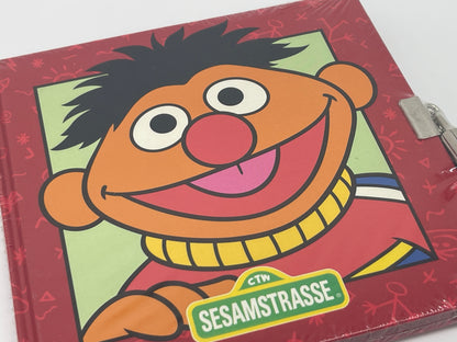 Sesamstraße Tagebuch "Ernie" mit Schloss und Schlüssel Vintage / sealed (1998)
