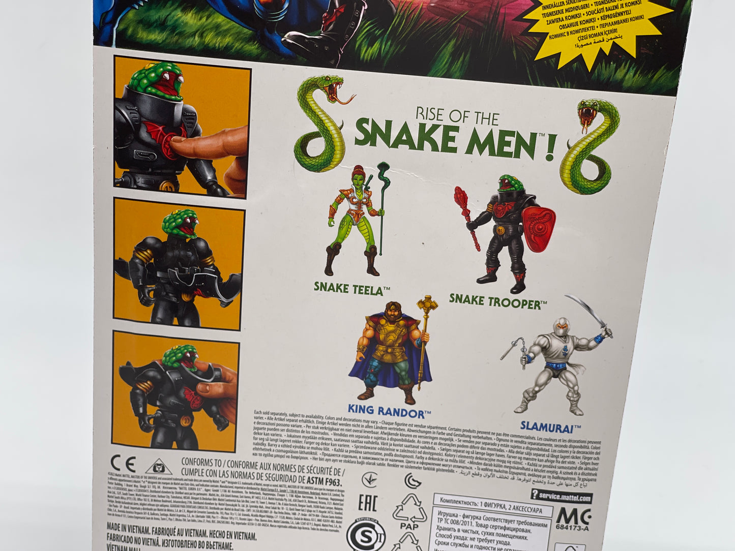 Masters of the Universe Origins "Snake Trooper" Snake Men unpunched MOTU (2023)