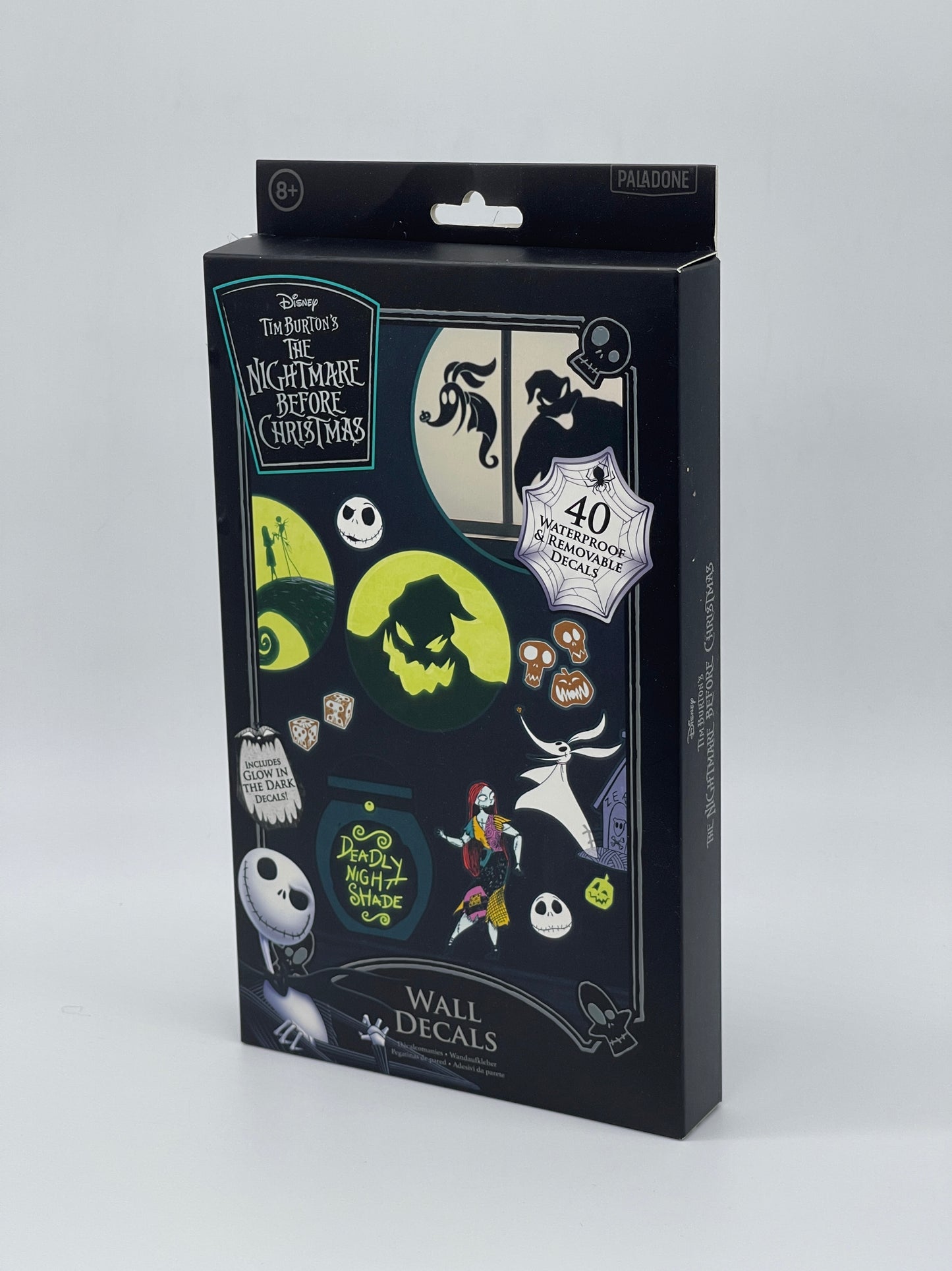 Nightmare Before Christmas Wandaufkleber Fenster Set Glow In The Dark (40 Stück)