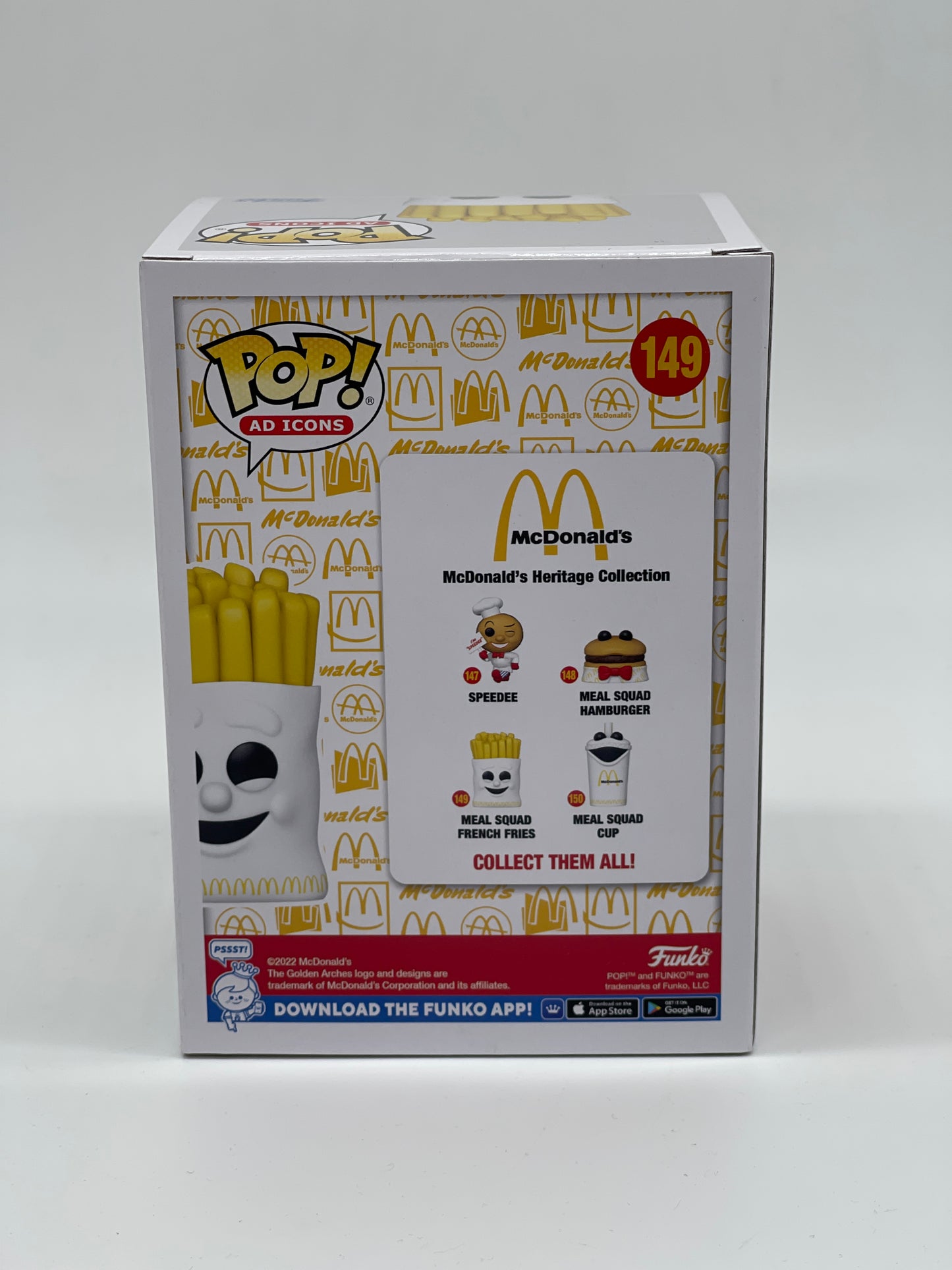 Funko Pop "Meal Squad French Fries" B-WARE Mc Donalds Heritage Collection #149
