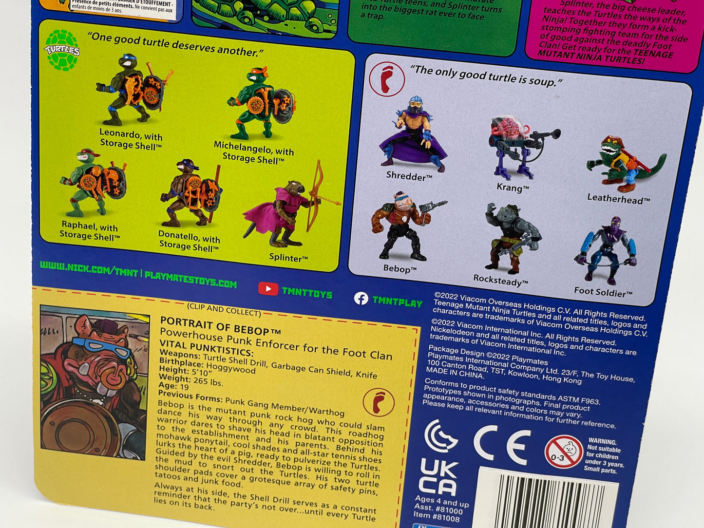 Teenage Mutant Ninja Turtles "Bebop" Classics US Version (2022)