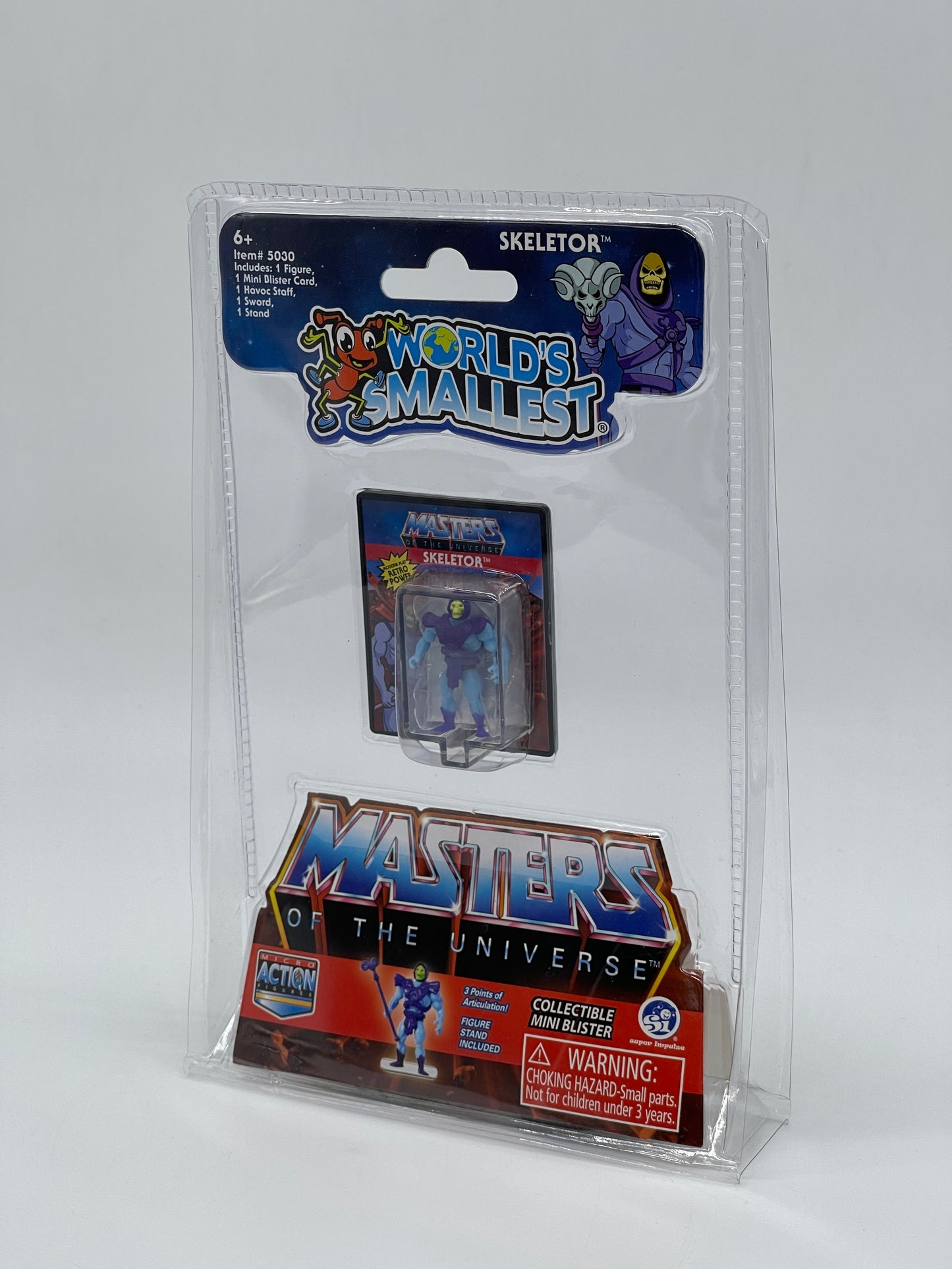 Worlds Smallest "Skeletor" Masters of the Universe Micro Action Figure (#5030)