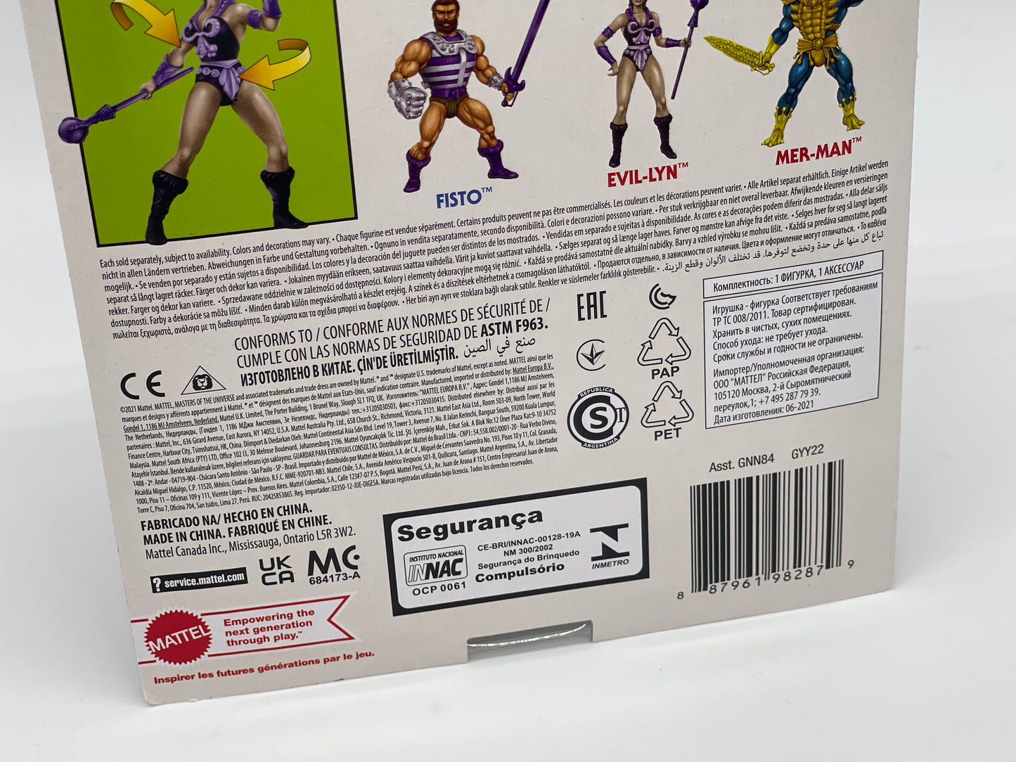 Masters of the Universe Origins "Evil-Lyn 200x" Wave 5, unpunched MOTU (Mattel)