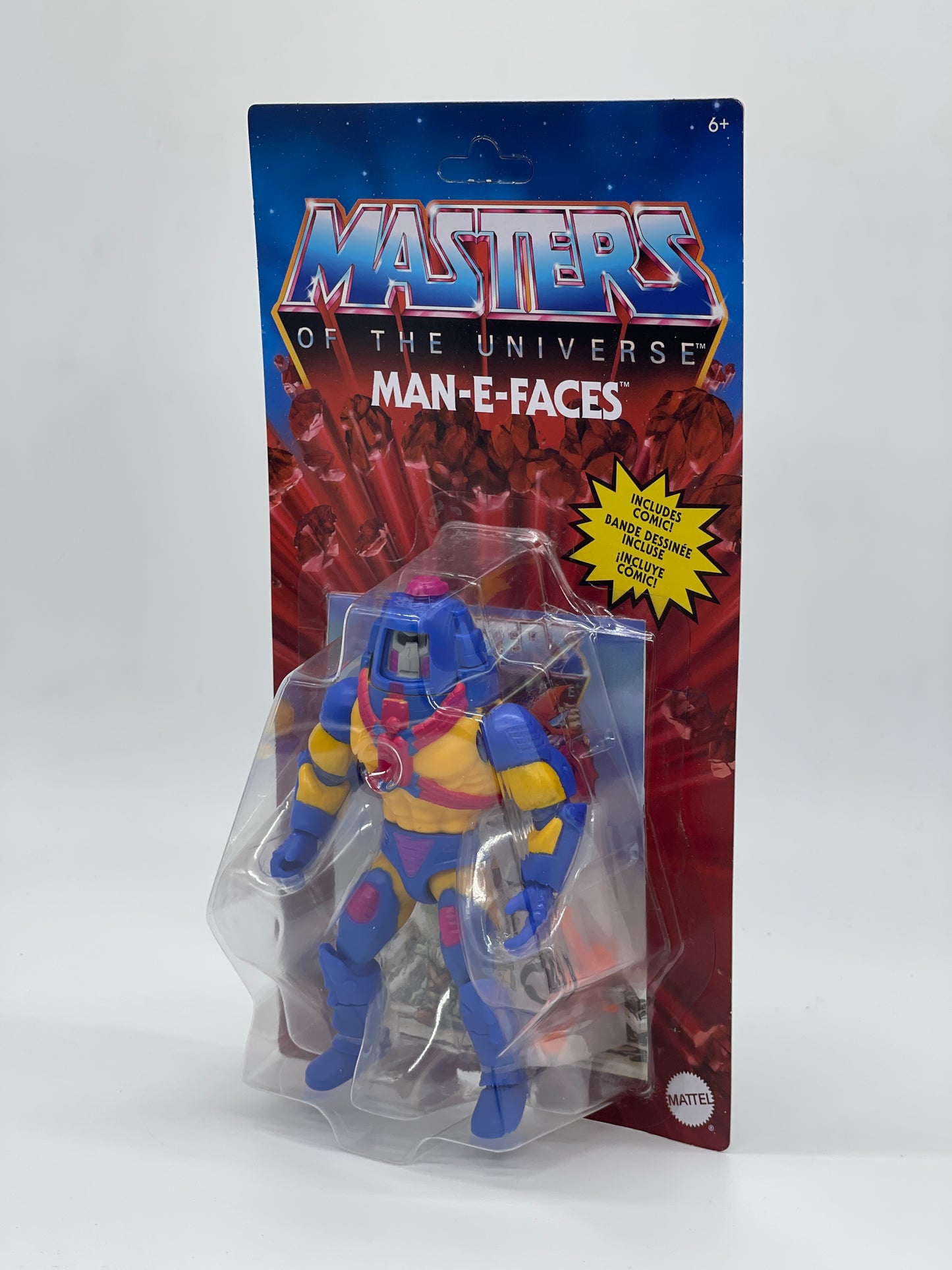 Masters of the Universe Origins "Man-E-Faces" unpunched MOTU (Mattel)