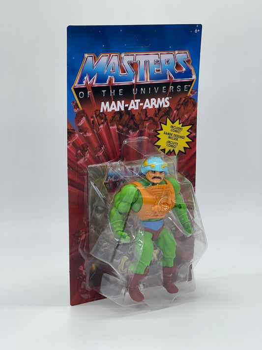 Masters of the Universe Origins "Man-At-Arms" unpunched MOTU (Mattel)