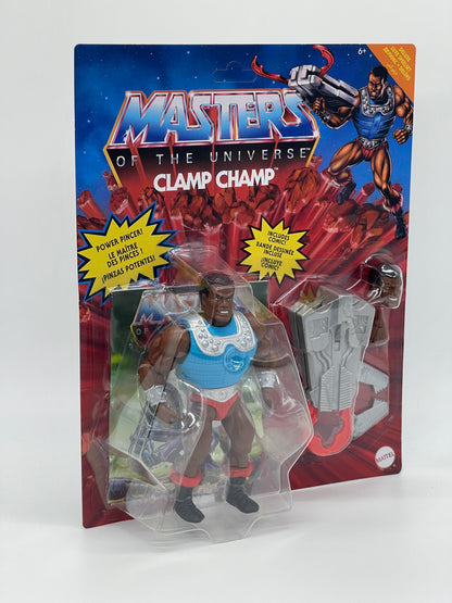 Masters of the Universe "Clamp Champ" Origins Deluxe MotU Mattel EU Karte