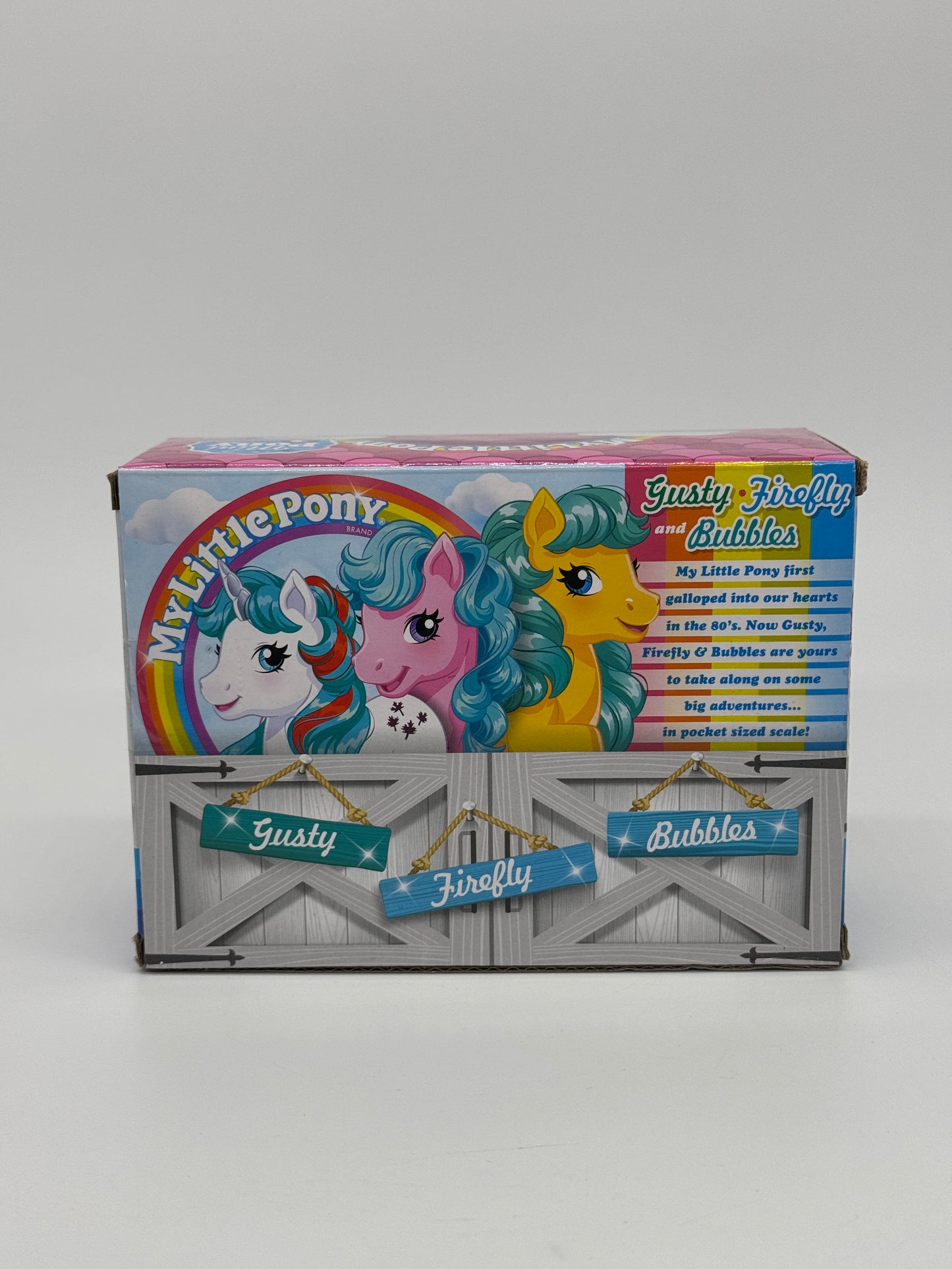 My little Pony Mini Classics "Gusty, Firefly, Bubbles" Mini Pony 3 Pack Vintage Look (2024)