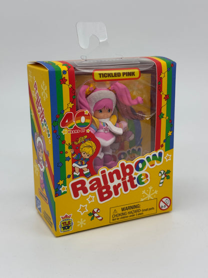 Figurine de collection Regina Rainbow « Tickled Pink Penny Popperpink » Édition hiver 40e anniversaire 