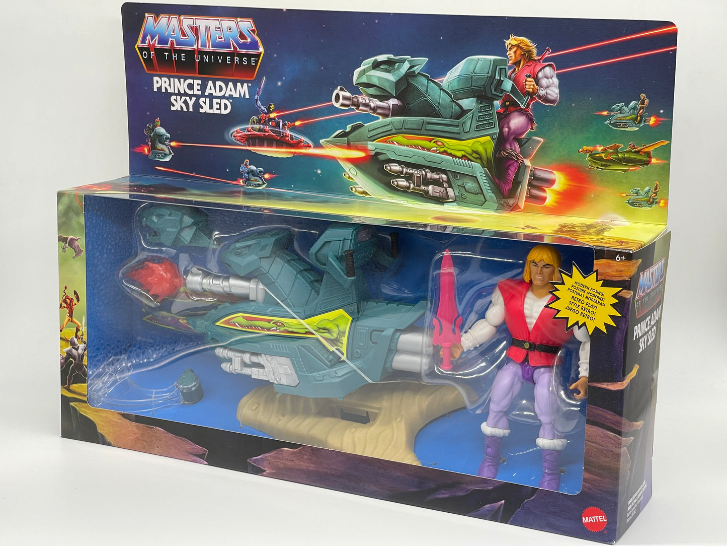 Masters of the Universe "Prince Adam Sky Sled" Origins Mattel (2020)