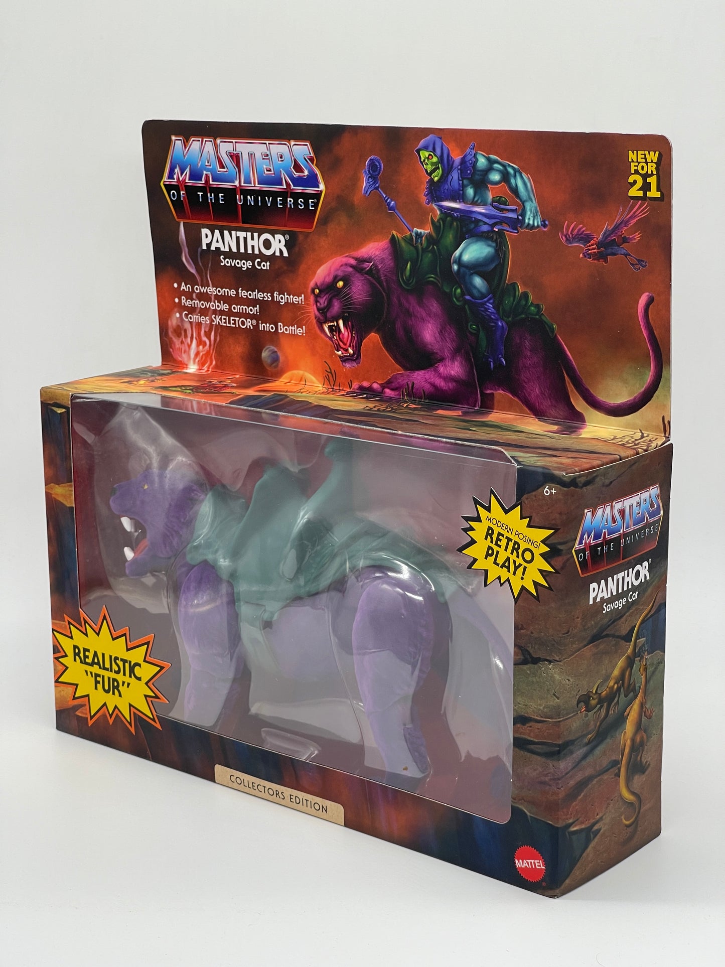 Masters of the Universe Origins "Panthor Savage Cat Flocked" - US Version (Mattel)