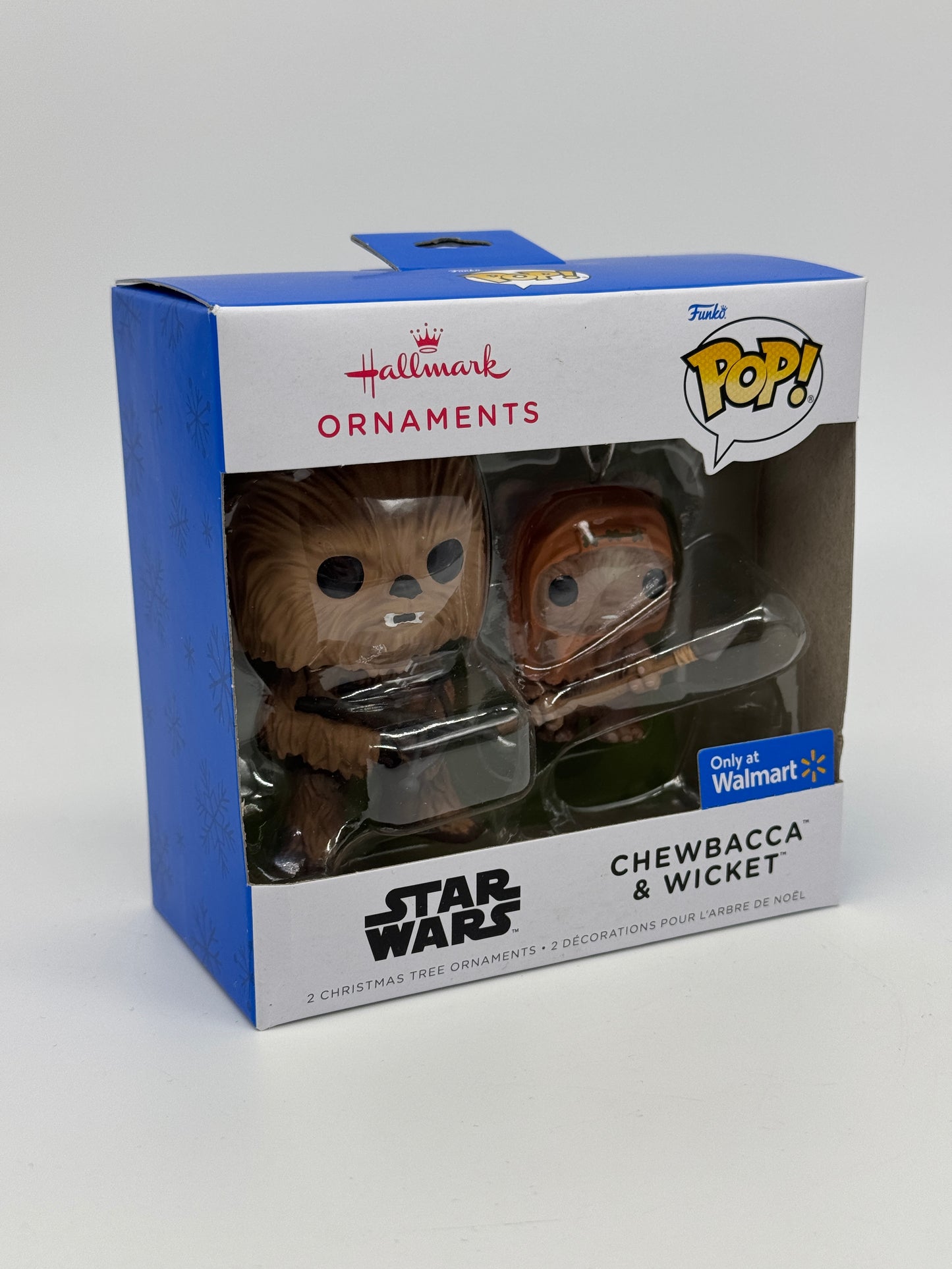 Décorations Hallmark "Chewbacca &amp; Wicket" Funko Pop ! Exclusivité Walmart Star Wars (2024)