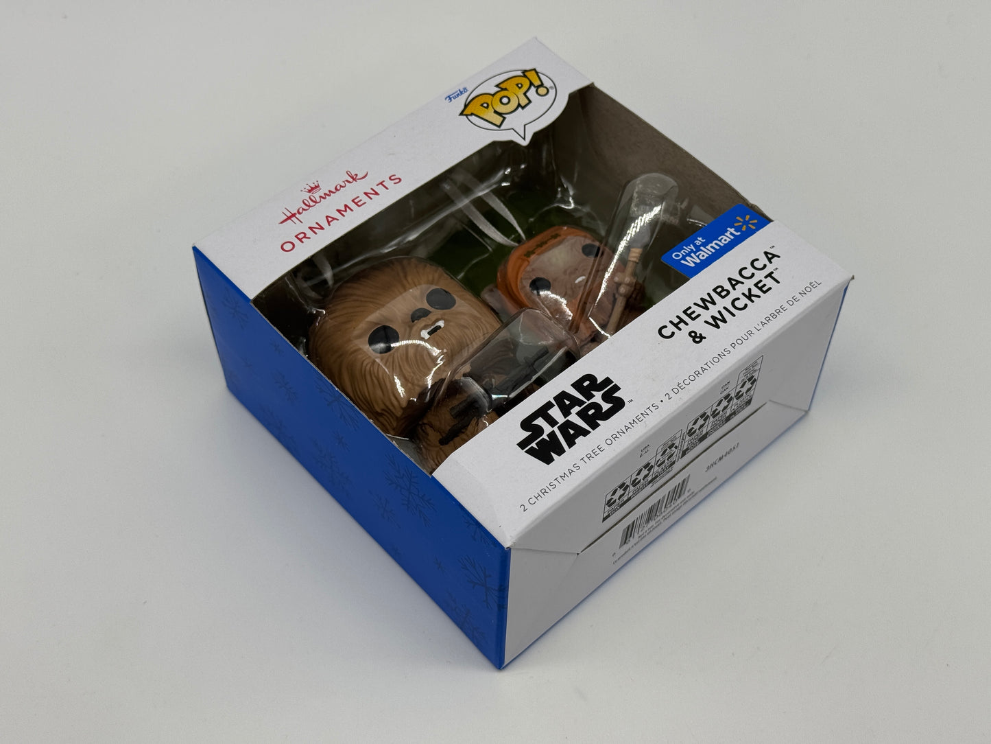 Décorations Hallmark "Chewbacca &amp; Wicket" Funko Pop ! Exclusivité Walmart Star Wars (2024)