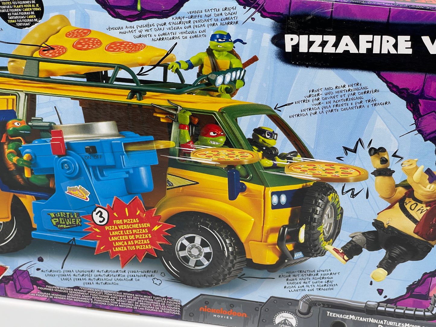 Teenage Mutant Ninja Turtles: Mutant Mayhem Fahrzeug Pizzafire Van (2023)