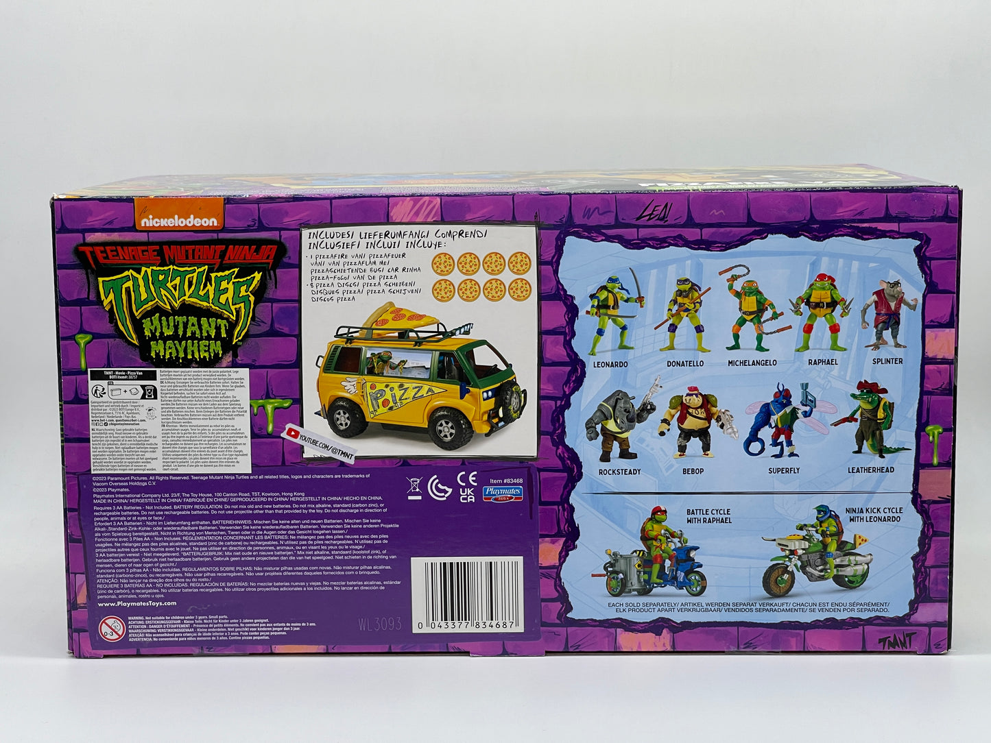 Teenage Mutant Ninja Turtles: Mutant Mayhem Fahrzeug Pizzafire Van (2023)