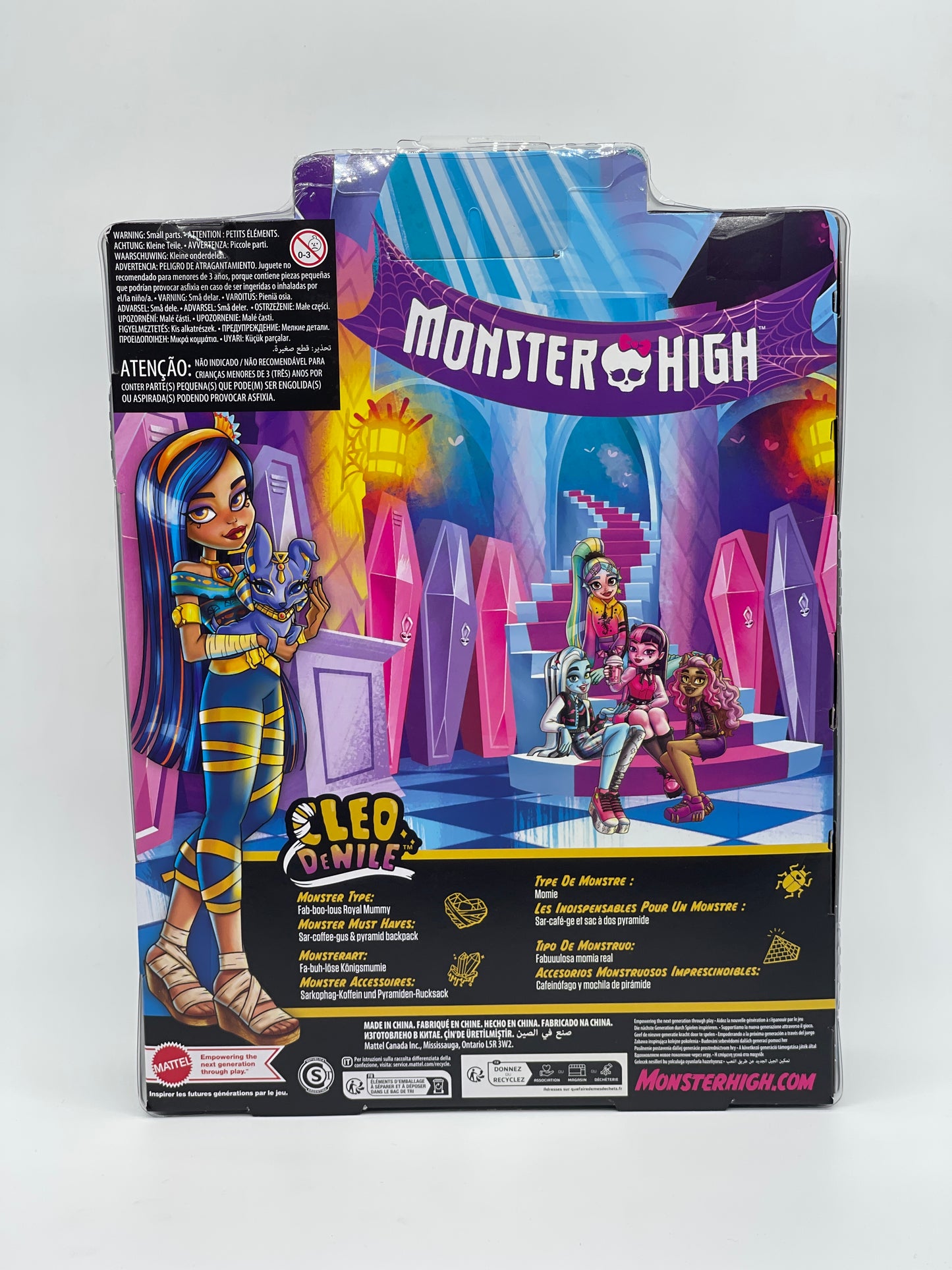 Monster High "Cleo de Nile mit Tut" Reboot, Mattel (2022)