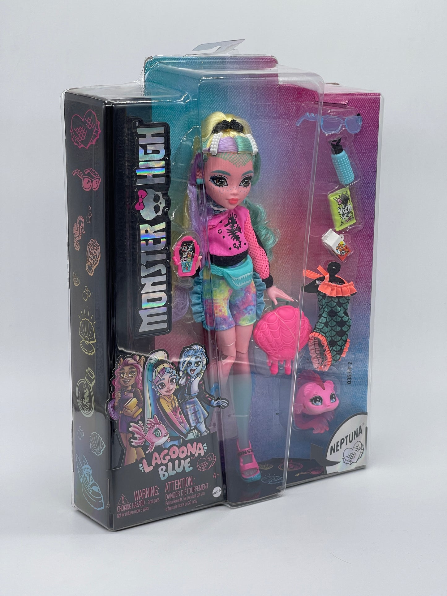 Monster High "Lagoona Blue mit Neptuna" Reboot, Mattel (2022)