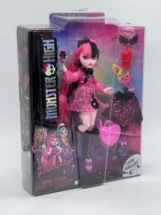 Monster High "Draculaura mit Count Fabulous" Reboot, Mattel (2022)