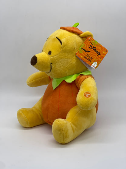 Disney Halloween "Winnie the Pooh Kürbis" Plüschtier Stofftier mit Halloweensound