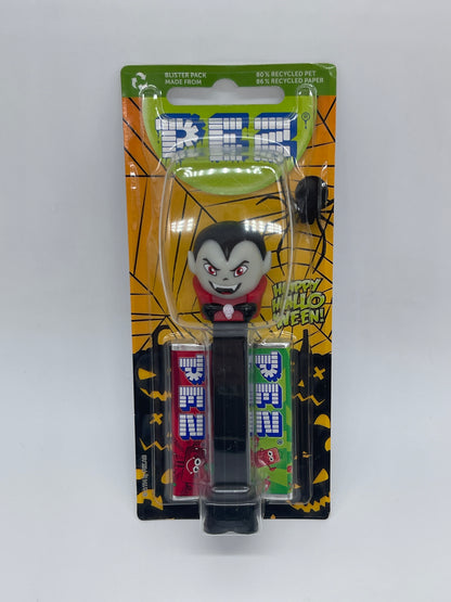 6x PEZ Happy Halloween 2023 "Vampir, Mumie, Kürbis, Hexe, Geist, Fledermaus"