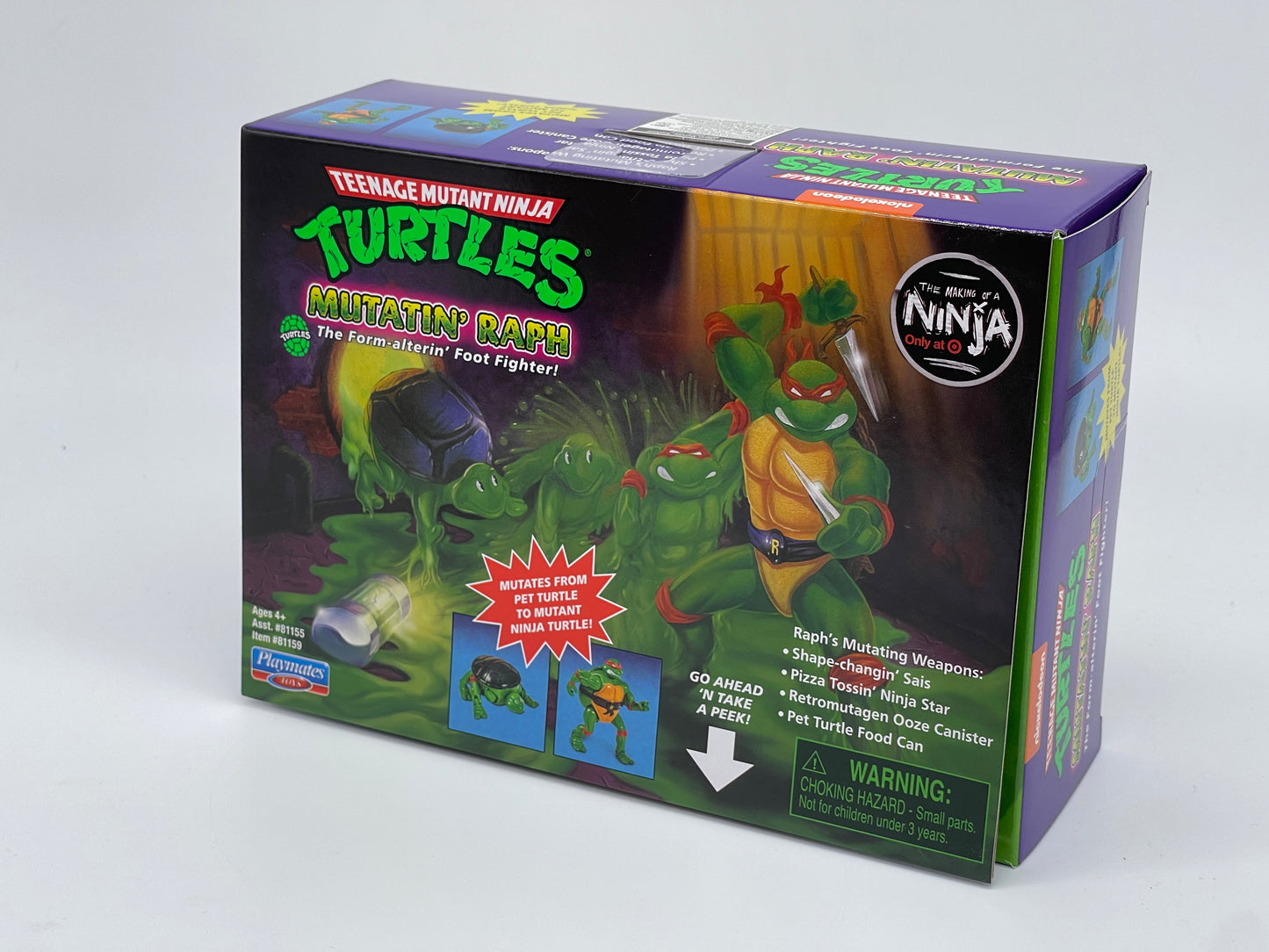 Teenage Mutant Ninja Turtles "Mutatin' Raph" The Making of a Ninja Target Exclusive