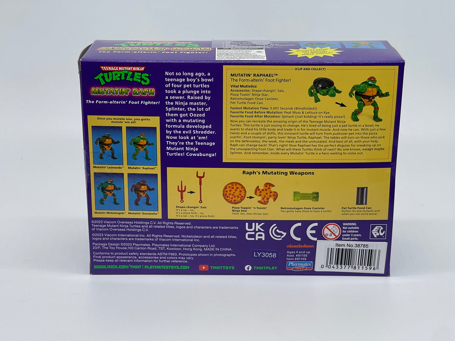 Teenage Mutant Ninja Turtles "Mutatin' Raphael" The Making of a Ninja Target Exclusive