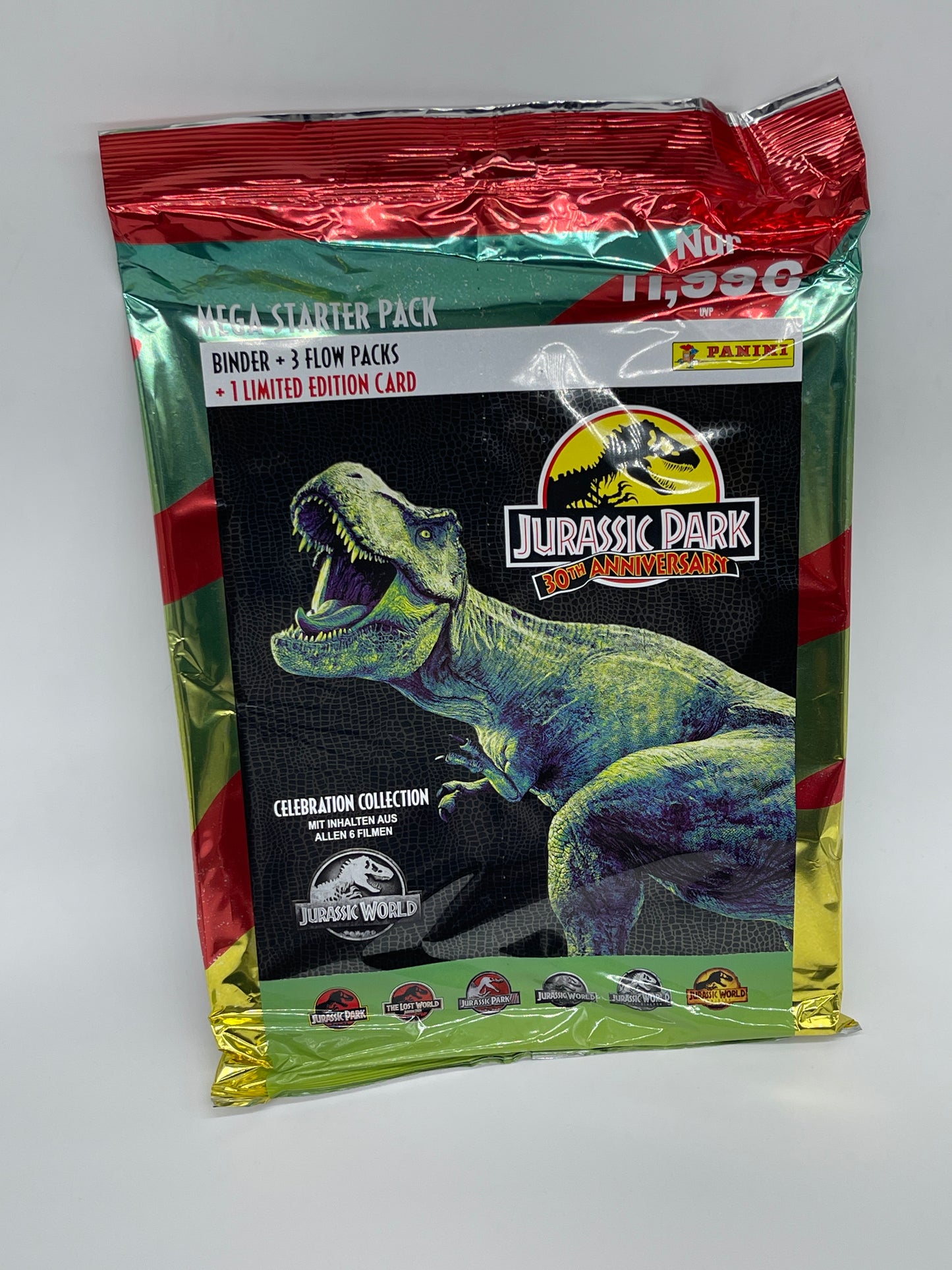 Jurassic Park "30th Anniversary" Mega Starter Pack Binder + 3 Flow Packs und 1 Limited