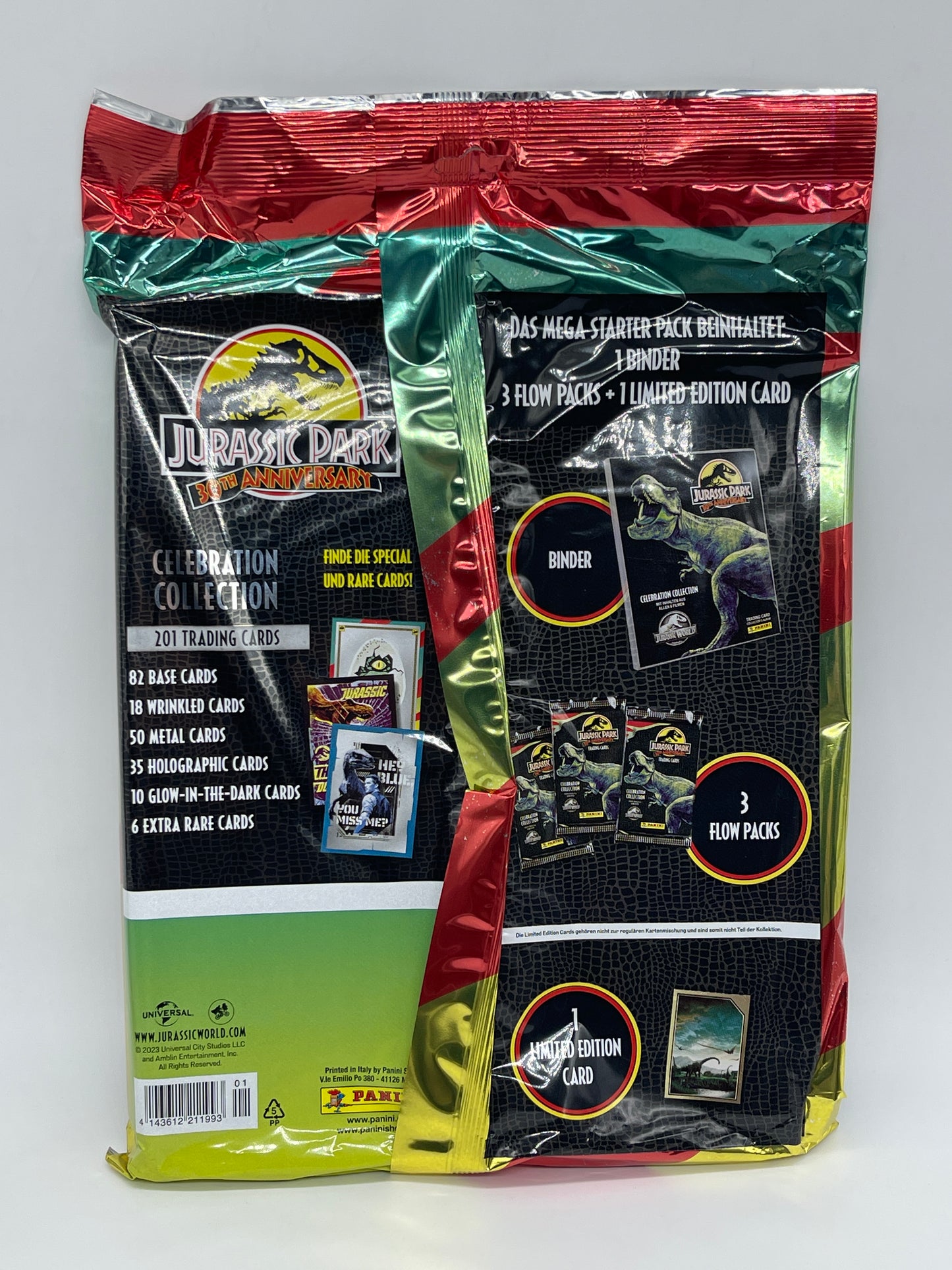 Jurassic Park "30th Anniversary" Mega Starter Pack Binder + 3 Flow Packs und 1 Limited