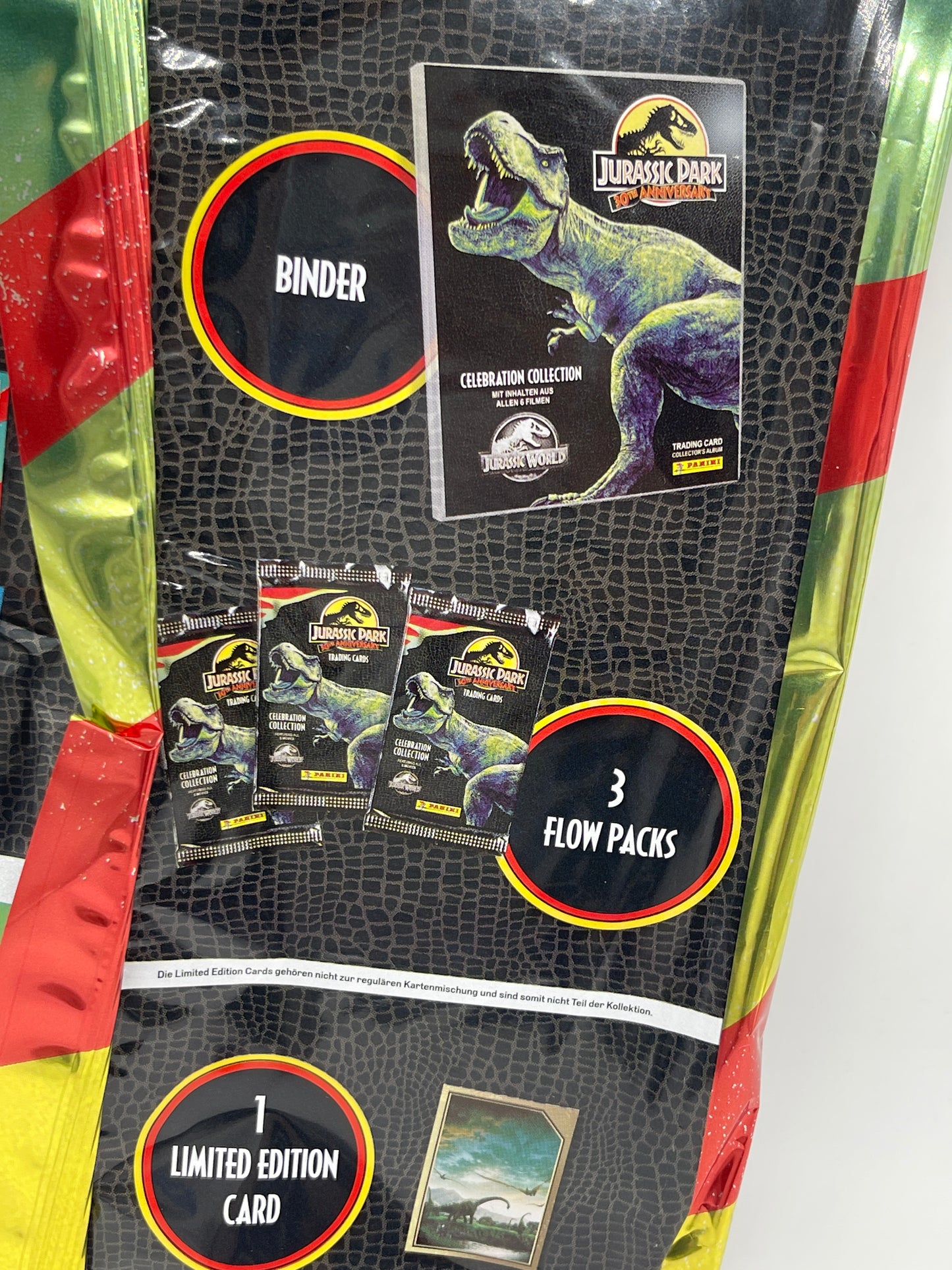 Jurassic Park "30th Anniversary" Mega Starter Pack Binder + 3 Flow Packs und 1 Limited