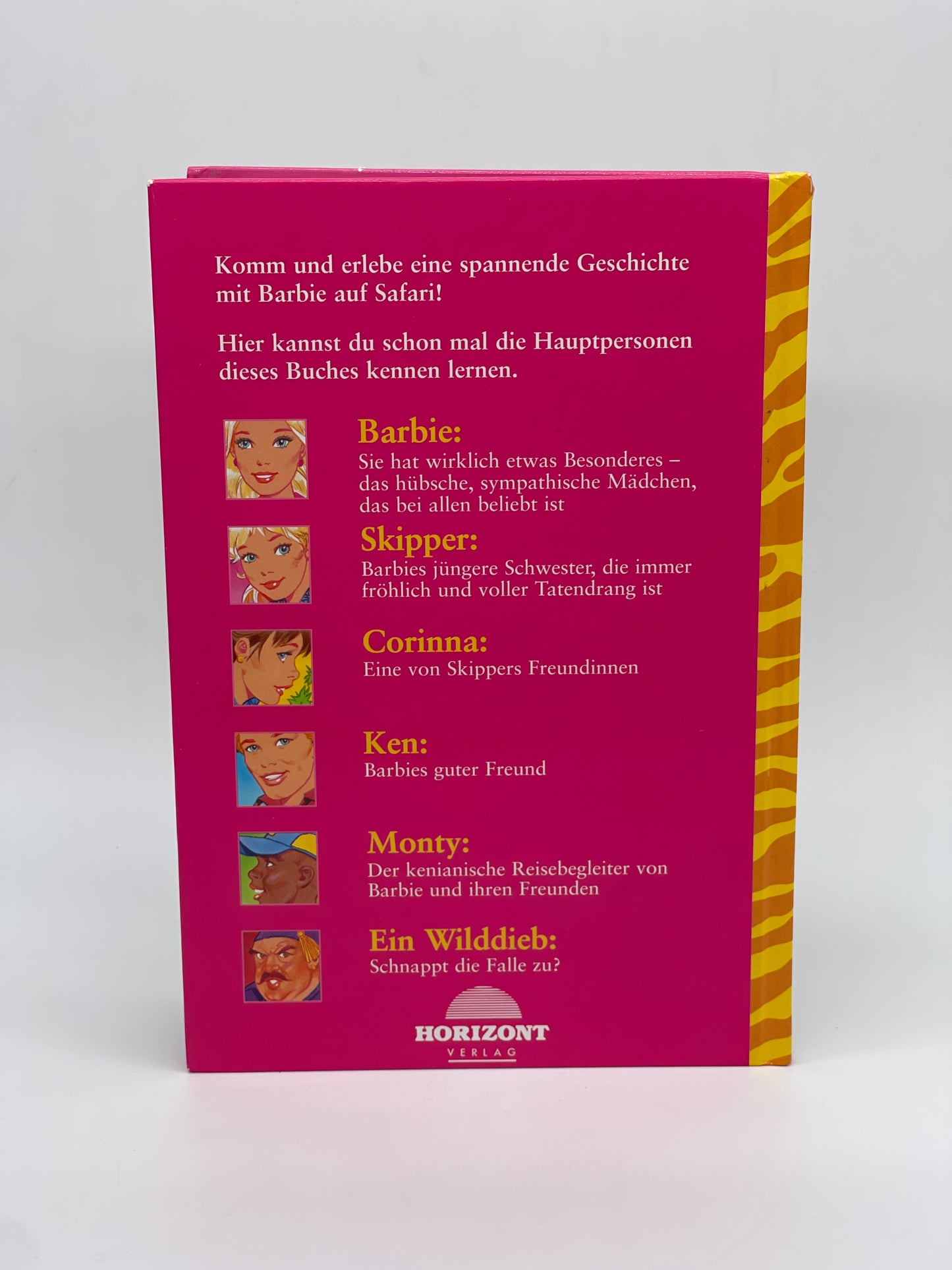 Barbie Kinderbuch "Barbie auf Safari" Egmont Horizont Verlag (1996)