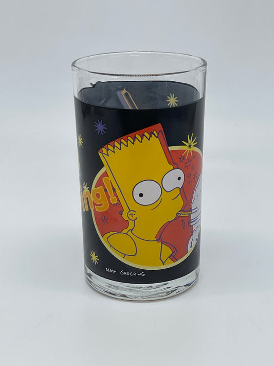 The Simpsons "Trinkglas / Sammelglas / Glas" Bart Squishee Vintage (2001)