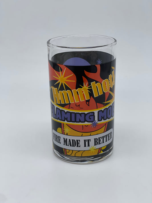 The Simpsons "Trinkglas / Sammelglas / Glas" Flaming Moe Vintage (2001) #1