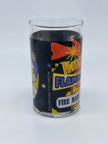The Simpsons "Trinkglas / Sammelglas / Glas" Flaming Moe Vintage (2001) #1