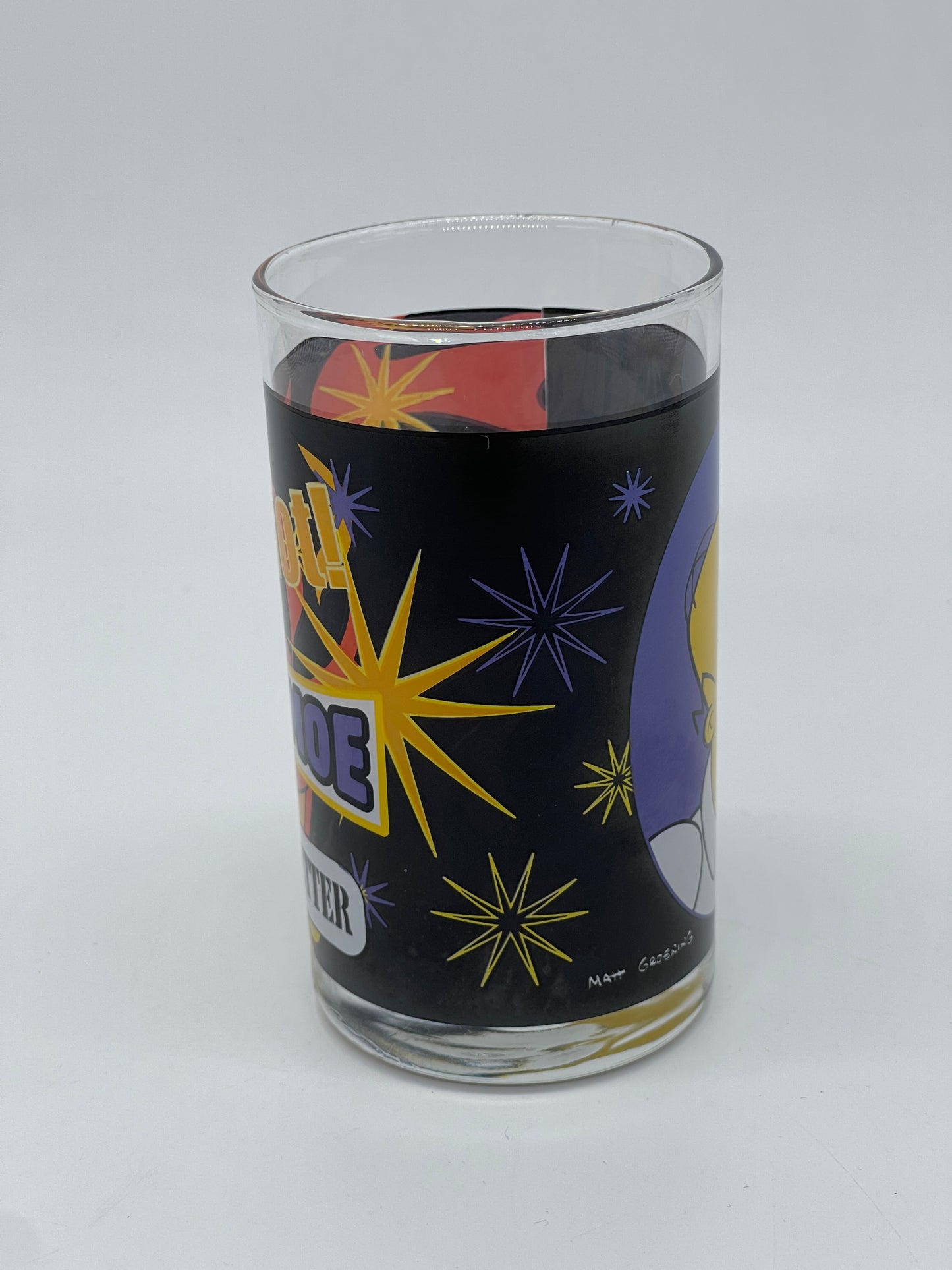 The Simpsons "Trinkglas / Sammelglas / Glas" Flaming Moe Vintage (2001) #2