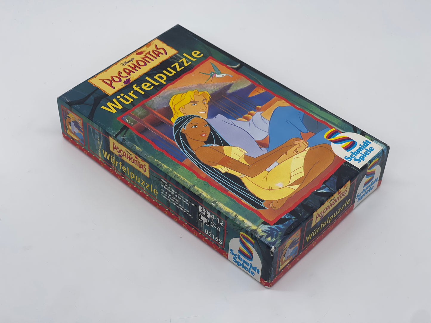 Disney's Pocahontas "Würfelpuzzle" Brettspiel Schmidt Spiele (gebraucht)