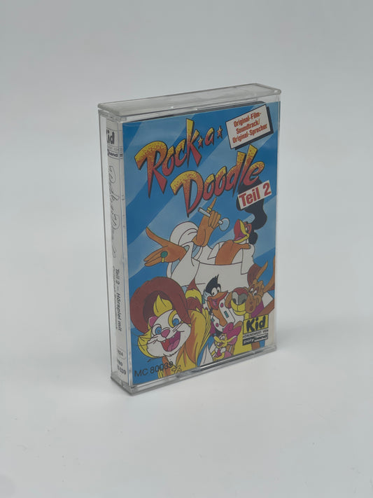 "Rock a Doodle Teil 2" Hörspielkassette mit Original Soundtrack und Sprechern (1991)