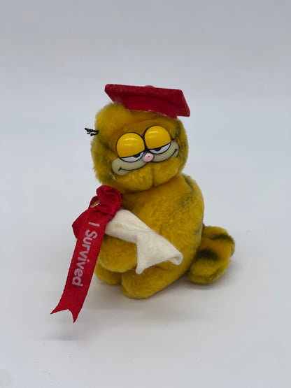 Garfield "I survived College Abschluss" Klammerfigur / Klammeraffe (1979)