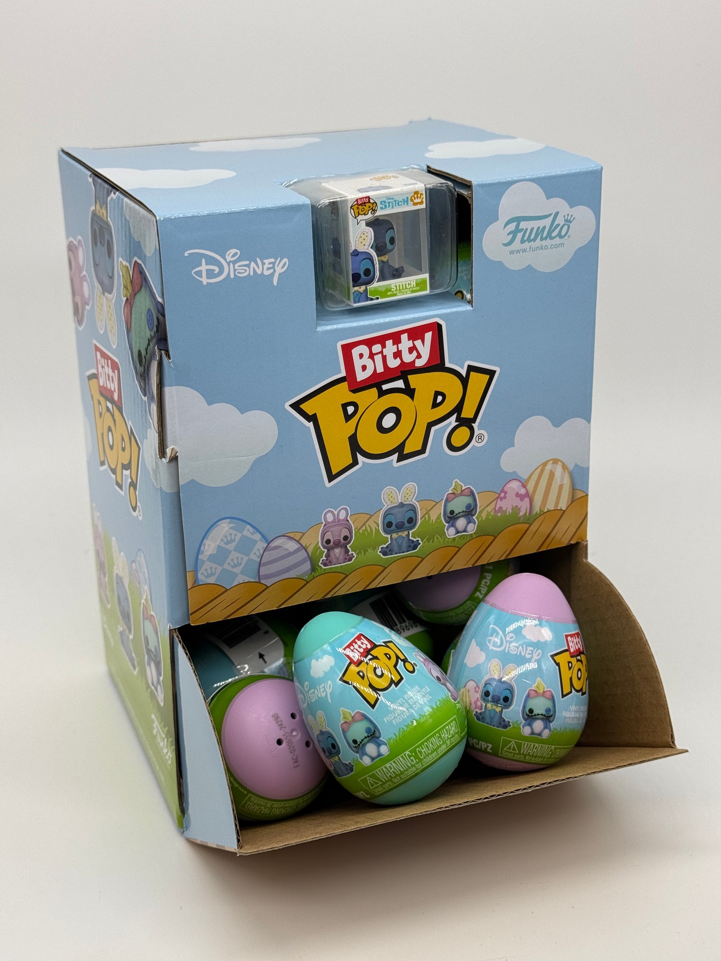 Funko Bitty Pop! Figurines en vinyle « Lilo &amp; Stitch » Édition Pâques dans un œuf de Pâques coloré (2024) 