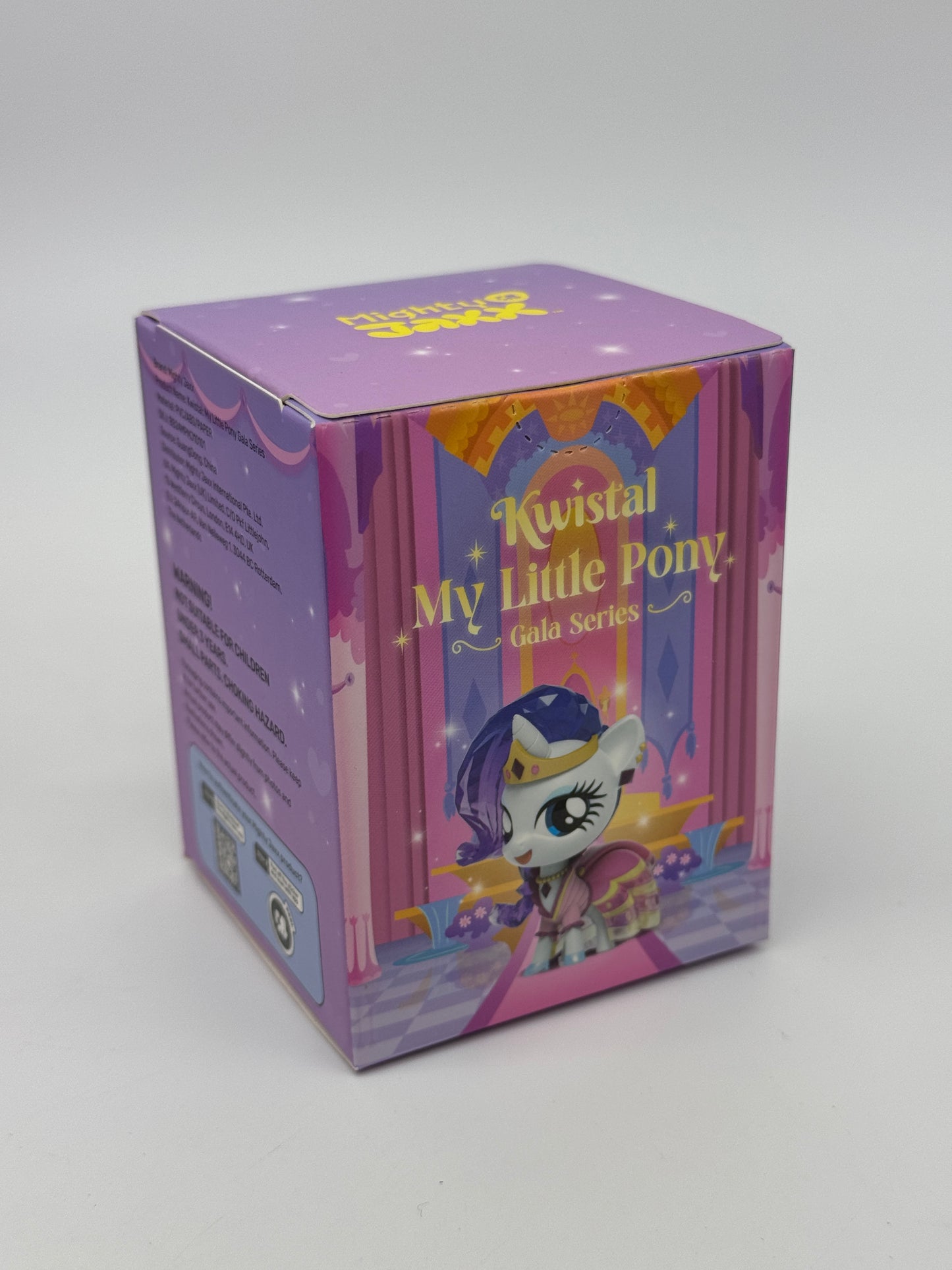 My Little Pony Mini "Kwistal Gala Series" Blindbox Rarity, Twilight Sparkle, Rainbow Dash, Pinkie Pie, Fluttershy, Applejack, Rare