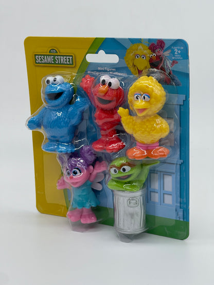 Sesamstraße "Mini-Figuren 5-Pack" Elmo, Oskar, Bibo, Krümelmonster, Abby (2022)