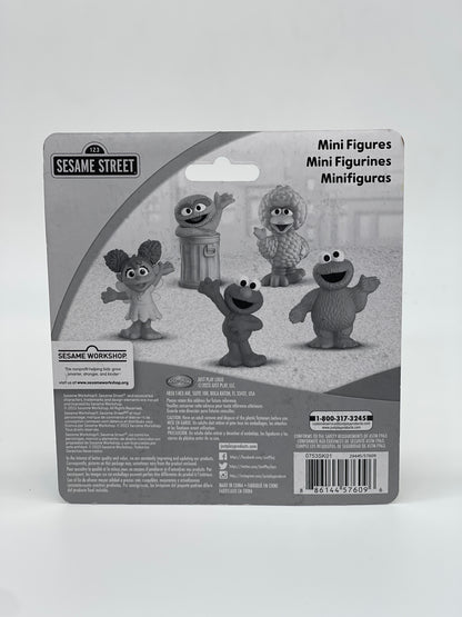 Sesamstraße "Mini-Figuren 5-Pack" Elmo, Oskar, Bibo, Krümelmonster, Abby (2022)