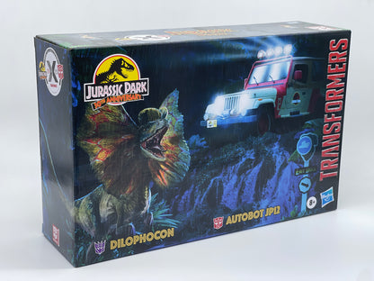 Transformers Jurassic Park "Dilophocon & Autobot JP12" Cross Collab 30th Anniversary