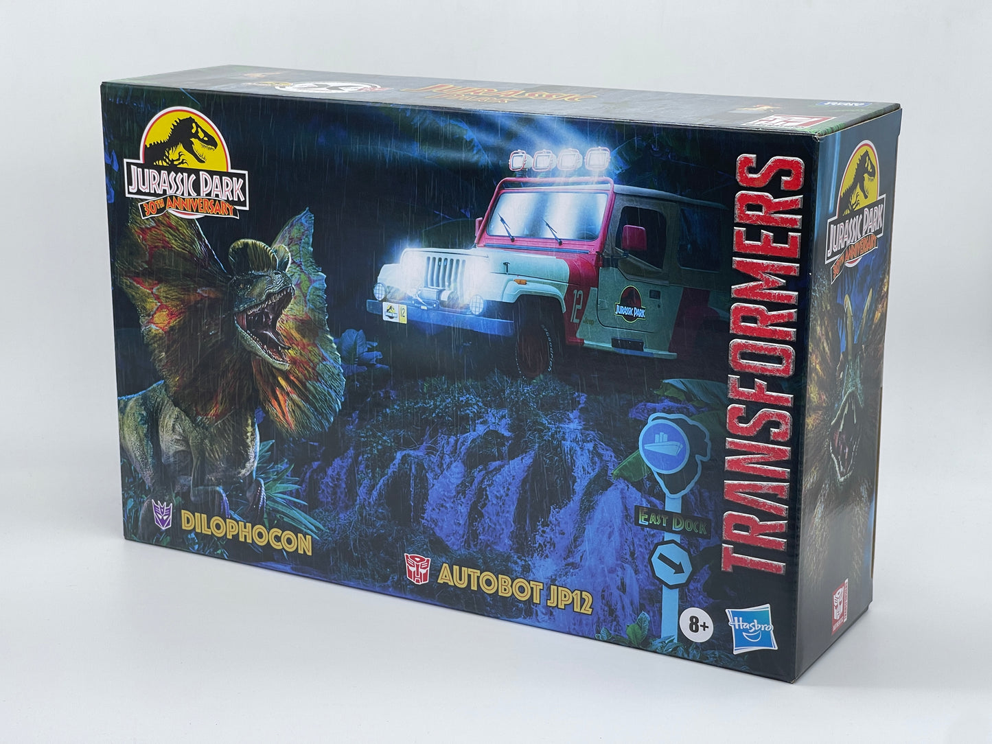 Transformers Jurassic Park "Dilophocon & Autobot JP12" Cross Collab 30th Anniversary
