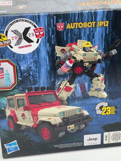 Transformers Jurassic Park "Dilophocon & Autobot JP12" Cross Collab 30th Anniversary