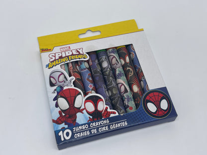 Wachsmalstifte "Spiderman, Jurassic World, Transformers" verschiedene Sets