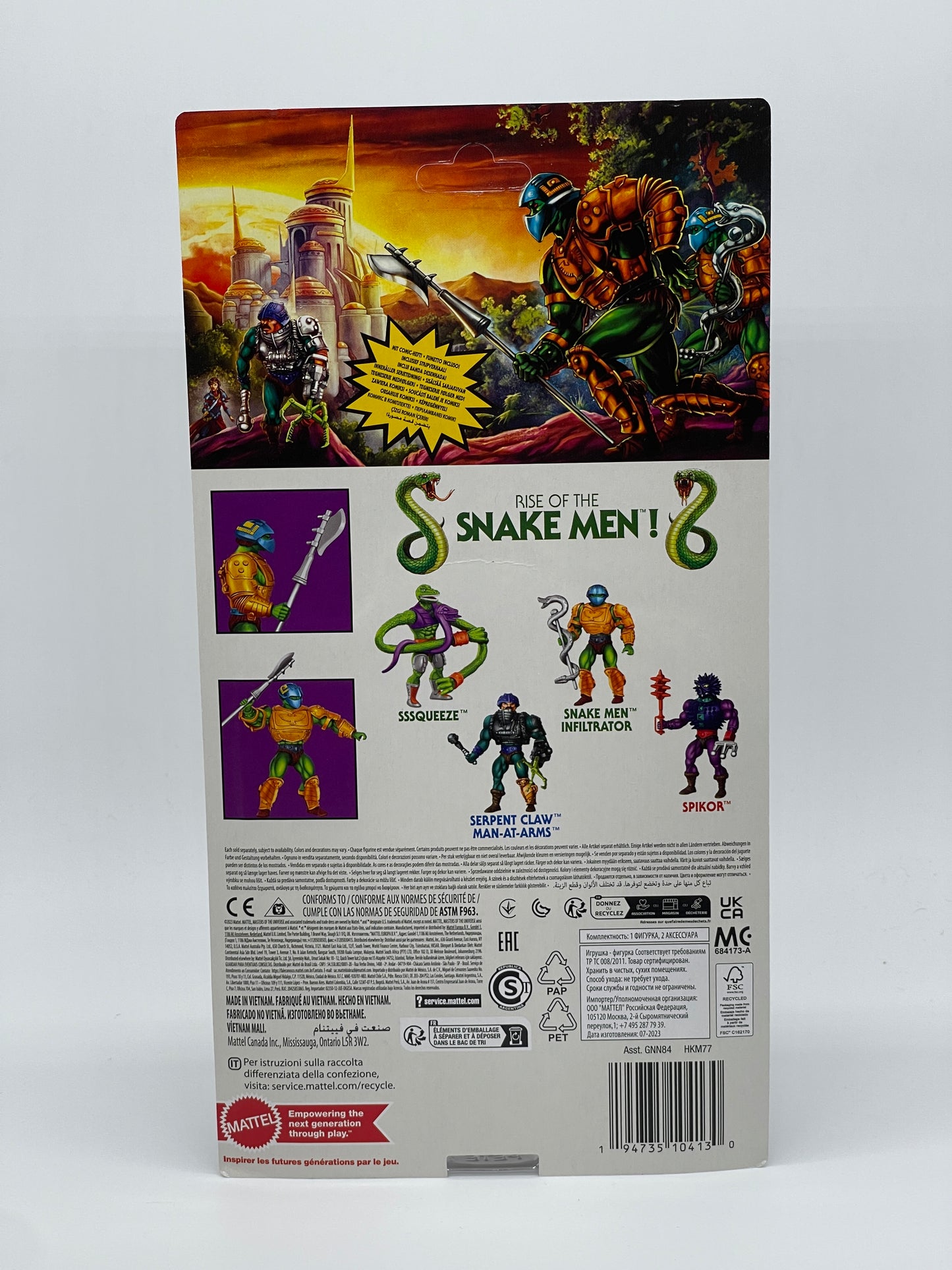 Masters of the Universe Origins "Snake Men Infiltrator" Snake Men MOTU non perforé (2023) 