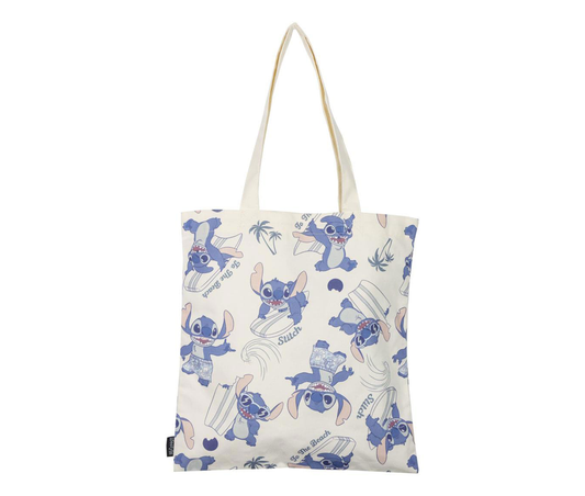Original Disney Classics Lilo & Stitch "Stitch Surfing" Tragetasche, Tüte, Tote in blau/natur