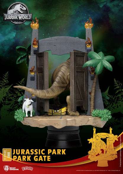 Jurassic Park D-Stage PVC Diorama T-Rex Park Gate Beast Kingdom D-Stage (2023)