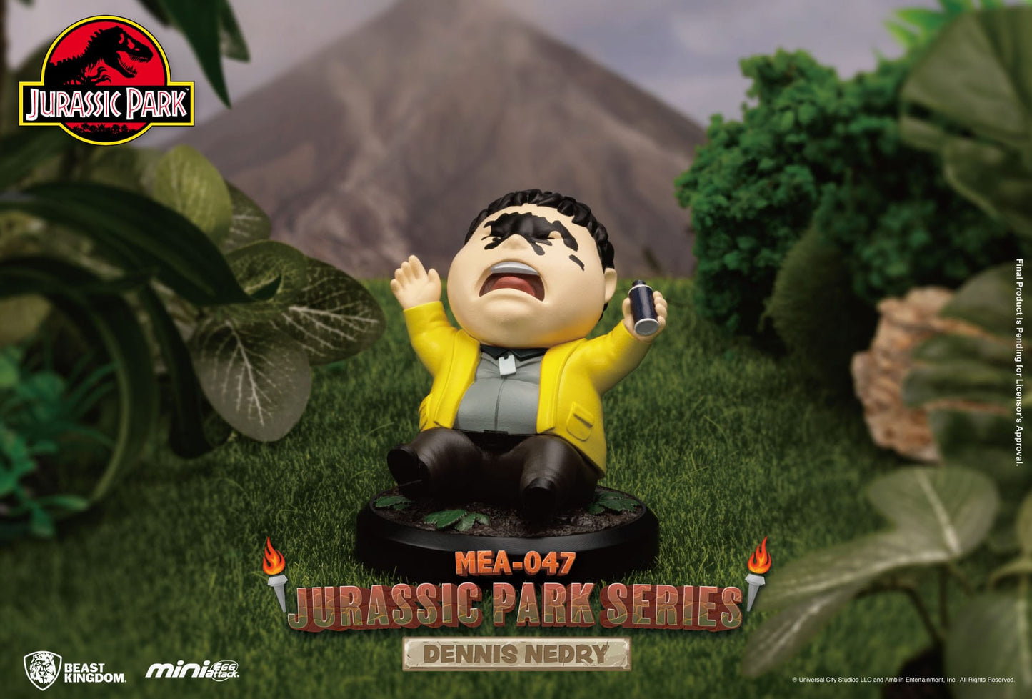 Jurassic Park Mini Egg Attack Figuren Jurassic Park Series 6er Set 10 cm Beast Kingdom (2025)