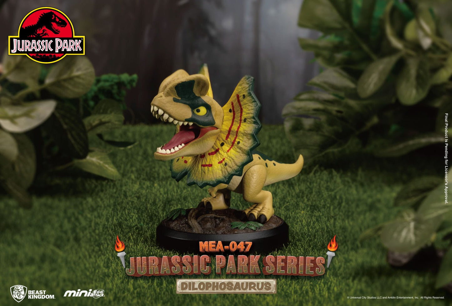 Jurassic Park Mini Egg Attack Figuren Jurassic Park Series 6er Set 10 cm Beast Kingdom (2025)
